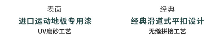 安康體育場木地板怎么分類